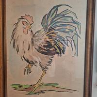 Quadro raffigurante gallo
