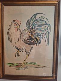 Quadro raffigurante gallo