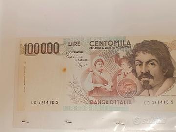 BANCONOTA CARAVAGGIO 100000