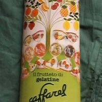 Cont. ovale metallico VINTAGE caramelle "CAFFAREL"