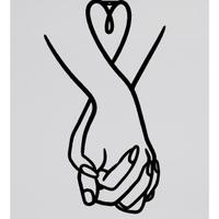 legame d'amore quadro in metallo 