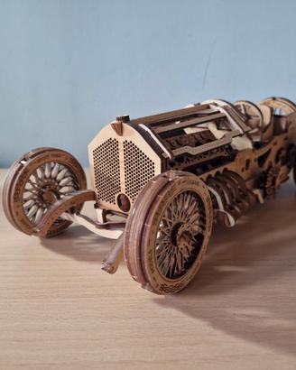 Modellino in legno Ugears Auto Grand Prix U-9 3D
