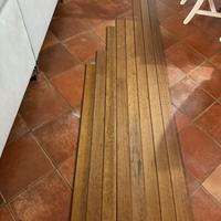 Battiscopa in rovere