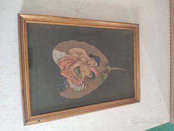 quadro dipinto su foglia