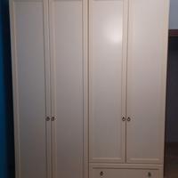Armadio 4 ante + 2 cassetti