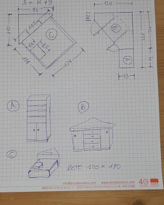 cameretta in abete rosso massiccio