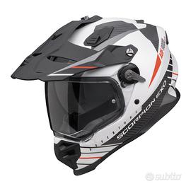 CASCO ADV ADF9000 SCORPION bianco rosso grigio opa