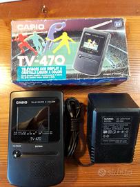 Mini Tv portatile a cristalli liquidi CASIO.