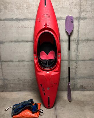 Kayak Canoa Prijon Club (incl. pagaia+paraspruzzi)