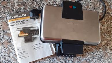 Piastra Waffle SilverCrest 1000W