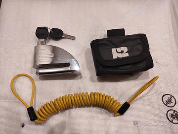 Blocca Disco Moto con Allarme 120dB in acciaio