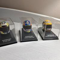 3 Caschi Minichamps 1/8 Valentino Rossi
