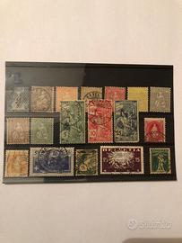 Francobolli differenti di Svizzera