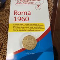 n. 2 medaglie ufficiali delle olimpiadi n. 6 e 7.