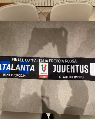 Sciarpa Atalanta Juventus finale coppa italia