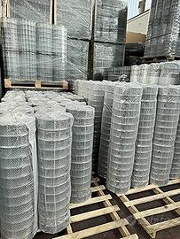 Rete Elettrosaldata zingata metallica 