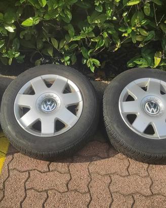 Cerchi originali in lega 14” VW Polo+ Gomme
