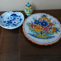 set 3 elementi Deruta vintage 