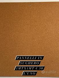 pannello in sughero
