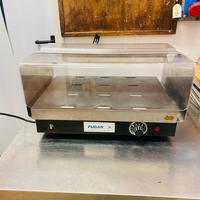 Vetrina riscaldata da banco Fugar in inox