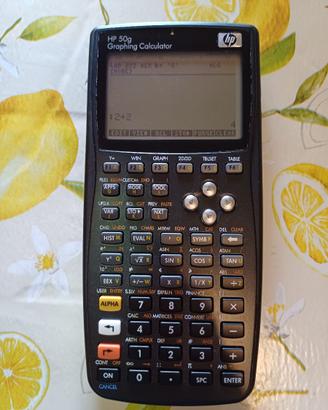 Calcolatrice grafica HP 50g con custodia originale