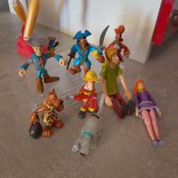 Lotto scooby-doo figurine personaggi