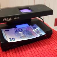 Controllo monete false 5 ,10 ,20 ,50, 100 euro