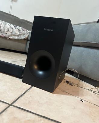 Soundbar della Samsung.