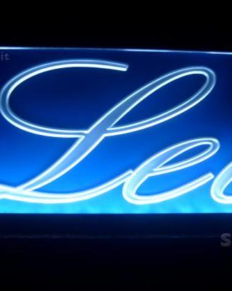 Targa tabella a led camion Leo o altro
