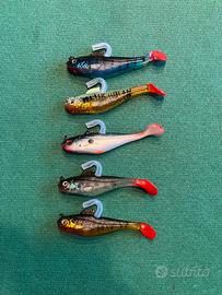 Esche artificiali Softbait Shad set 5pz.