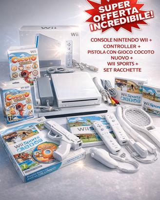 Console Nintendo Wii boxata e super accessoriata 