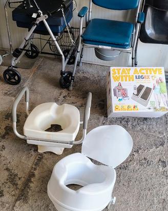 Carrozzina e materiali disabile