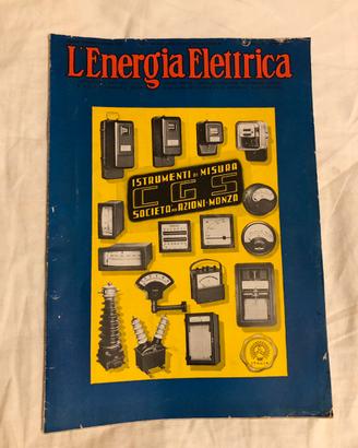 L’energia elettrica rivista gennaio/febbraio 1944