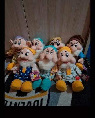 peluches sette nani,disney nuovi