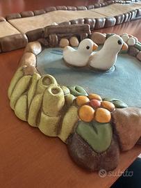 Presepe Thun, laghetto con paperelle, magico