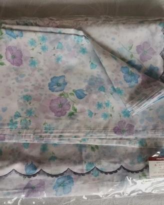 Tovaglia Frette da 12 coperti stampa floreale 