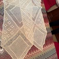 2 Tende all uncinetto fatto a mano