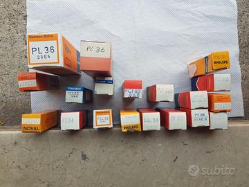 valvole - tubi catodici vintage nuovi ed usati