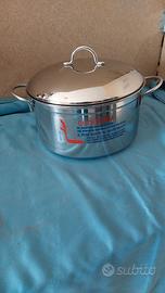 Casseruola inox c/c d. 24