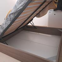 letto matrimoniale contenitore