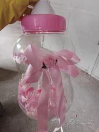 biberon grande con porta biberon x confetti nascit