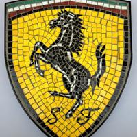 FERRARI stemma a mosaico