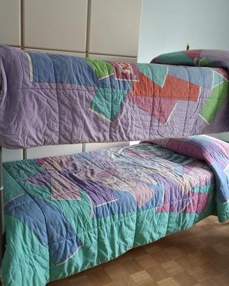 Letto a castello completo di materassi