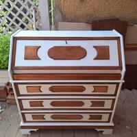 Scrittoio Vintage restaurato a mano stile shabby