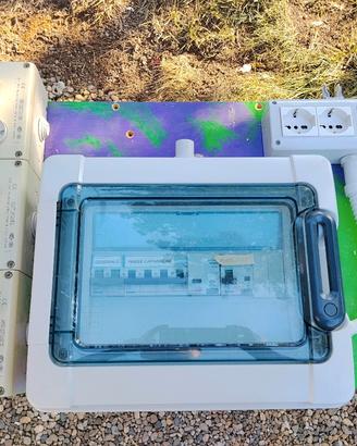 Quadro elettrico con prese