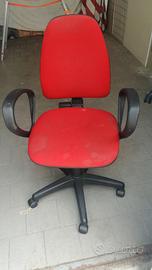 Sedia da Ufficio in tessuto con rotelle