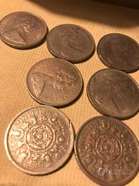 Monete inglesi anni 60/70
