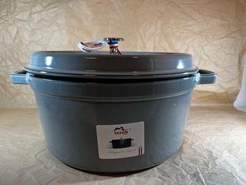 Cocotte rotonda - 24 cm – Grigio - Staub