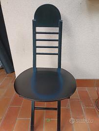 6 Sedie Callegari in legno pieghevoli anni 60 