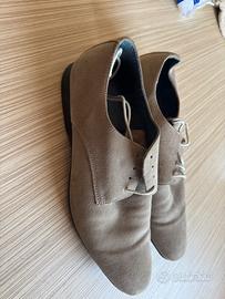 scarpe camoscio beige Bagatt nuove